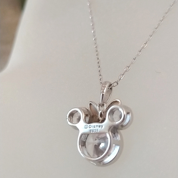BNWT Disney Minnie Mouse Sterling Silver Necklace - Picture 4 of 6